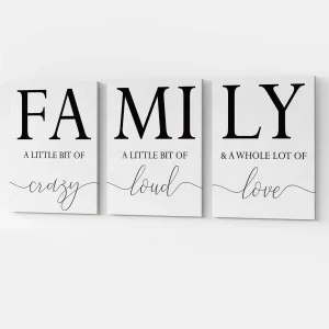 Set of 3 Inspirational Canvas Prints