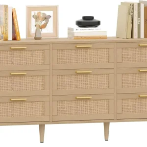 9 Drawer Double Dresser